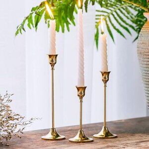 Candlestick Holders Taper Candle Holders, Set of 3 Candle Stick Holders Set